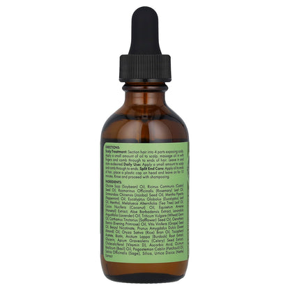 Mielle, Scalp & Hair Strengthening Oil, Rosemary Mint, 2 fl oz (59 ml)