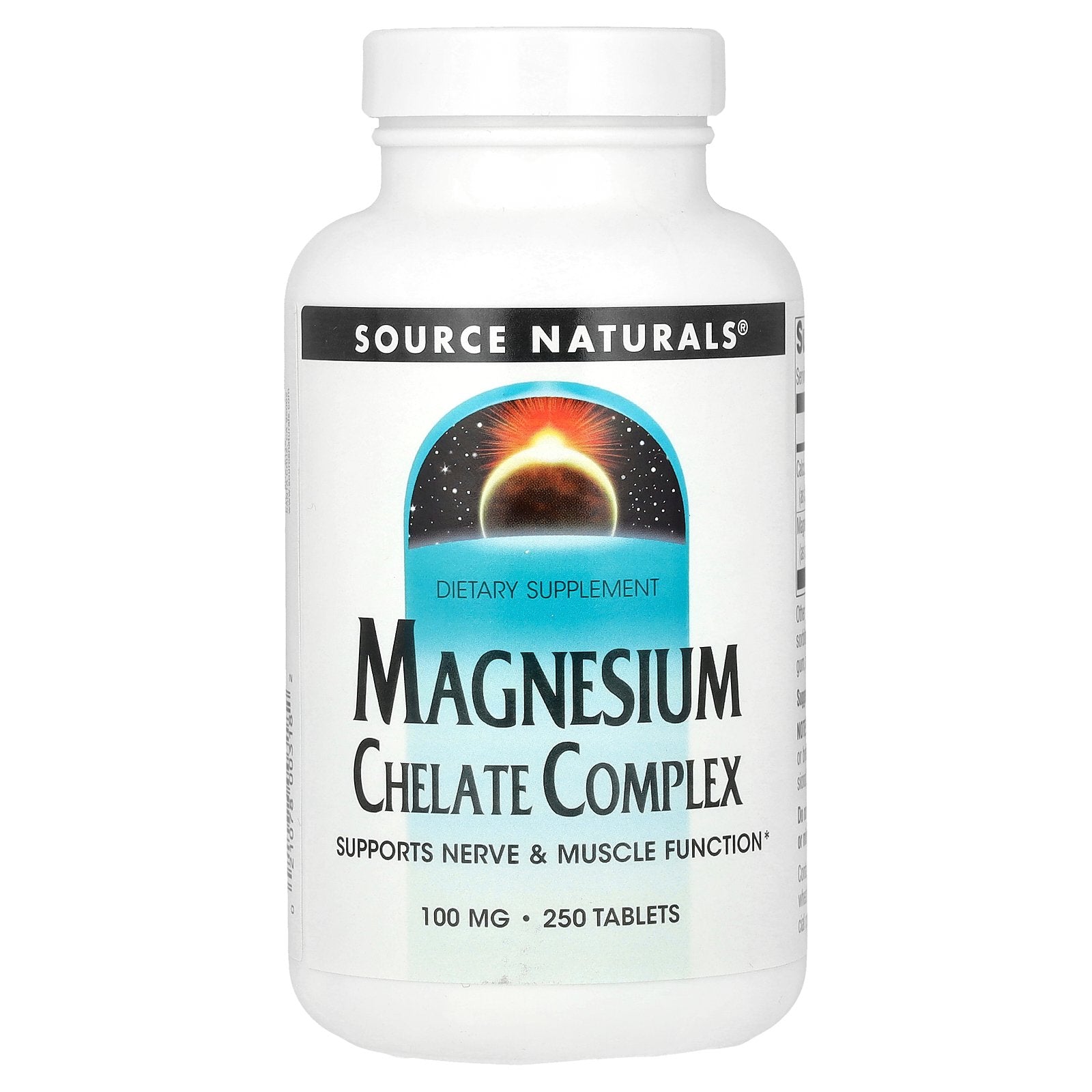 Source Naturals, Magnesium Chelate Complex, 100 mg, 250 Tablets