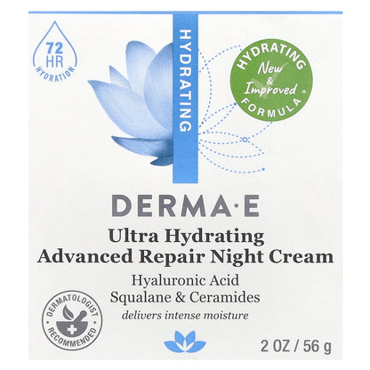 DERMA E, Ultra Hydrating Advanced Repair Night Cream, 2 oz (56 g)