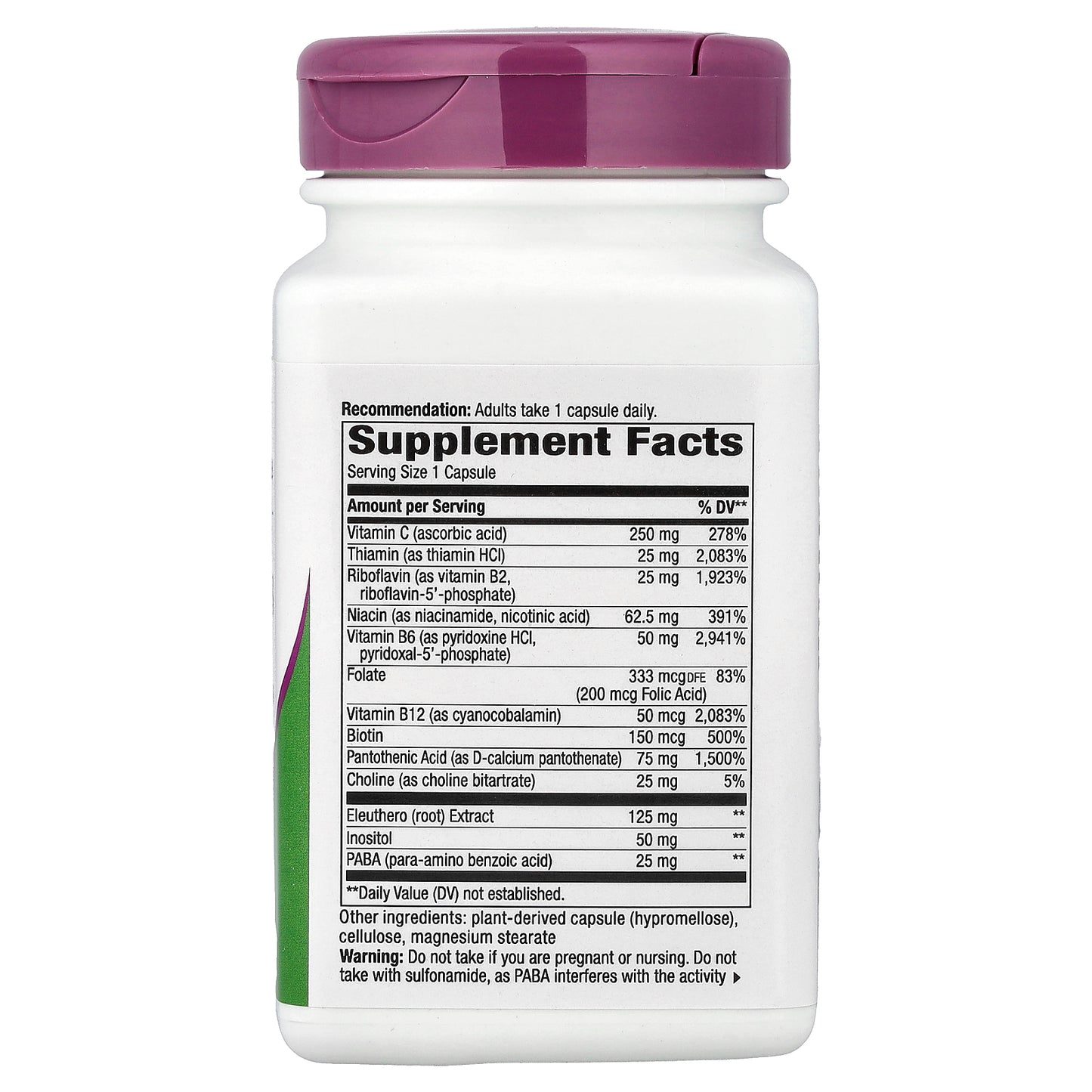 Nature's Way, B-Stress Formula, 100 Vegan Capsules