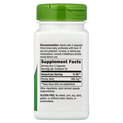 Nature's Way, Parsley Leaf, 100 Vegan Capsules (450 mg per Capsule)