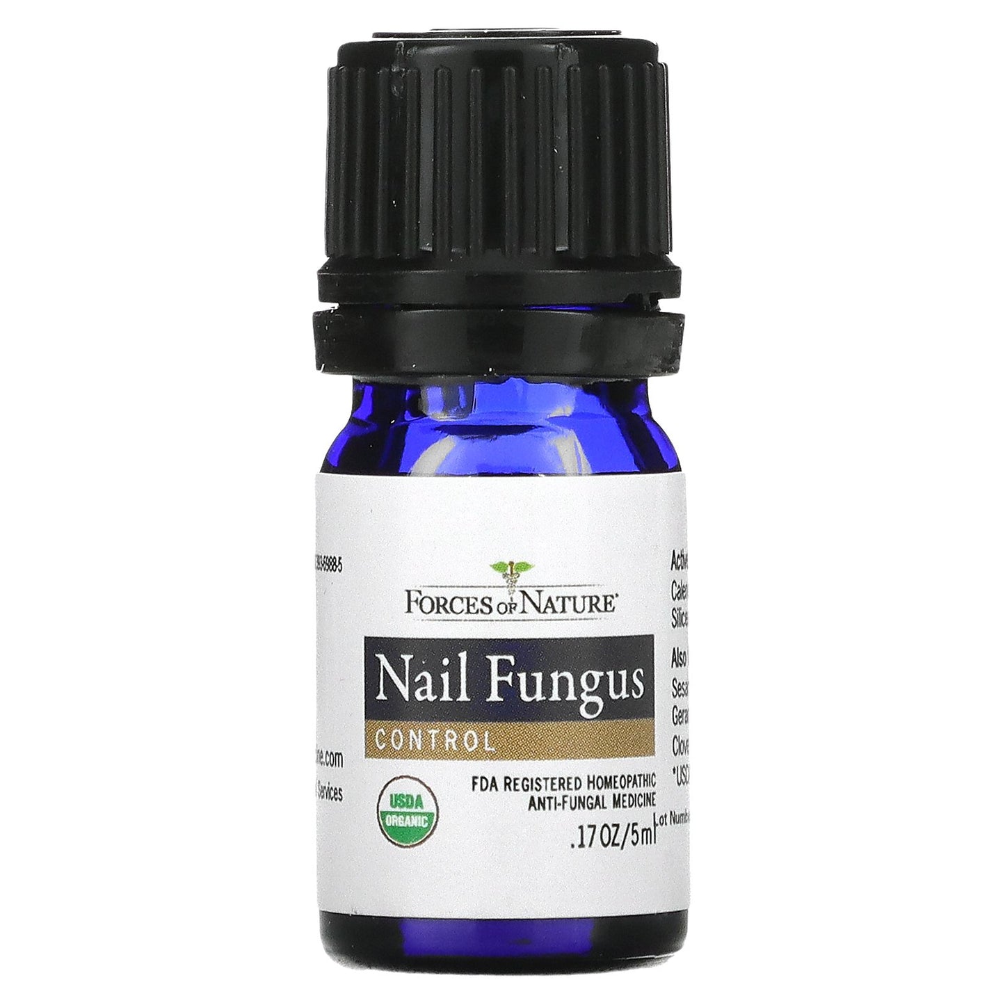 Forces of Nature, Nail Fungus, Organic Plant Medicine, 0.17 fl oz (5 ml)