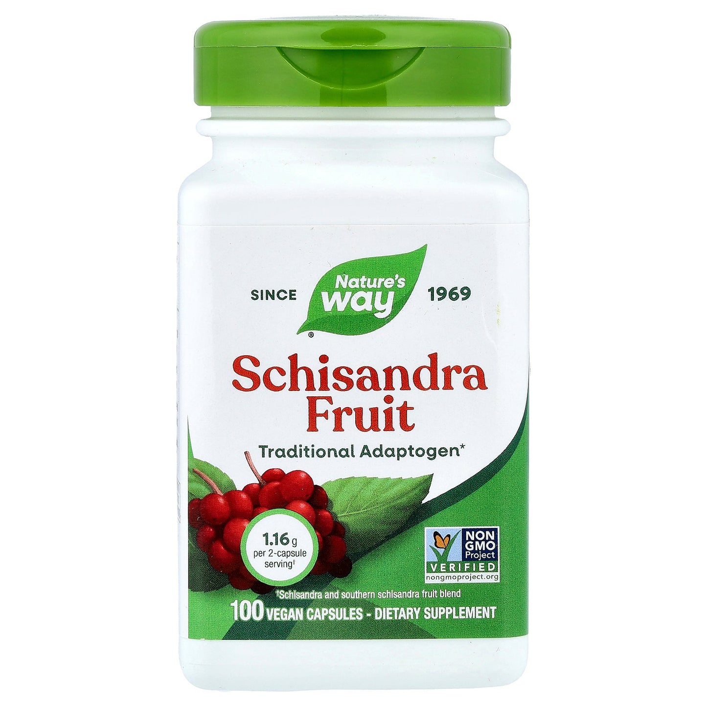 Nature's Way, Schisandra Fruit, 100 Vegan Capsules (0.58 g per Capsule)