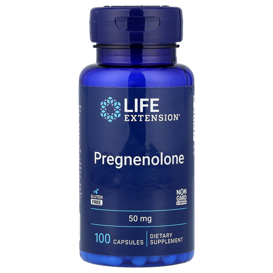 Life Extension, Pregnenolone, 50 mg, 100 Capsules