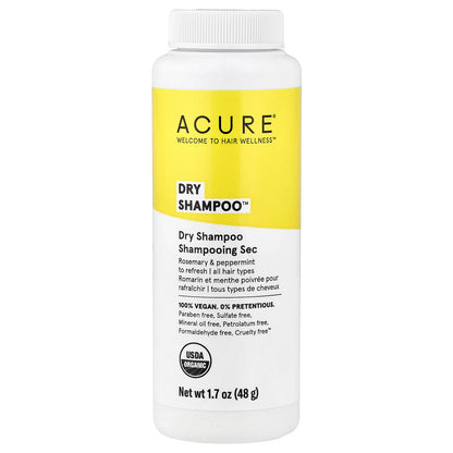 ACURE, Dry Shampoo™, All Hair Types, Rosemary & Peppermint, 1.7 oz (48 g)