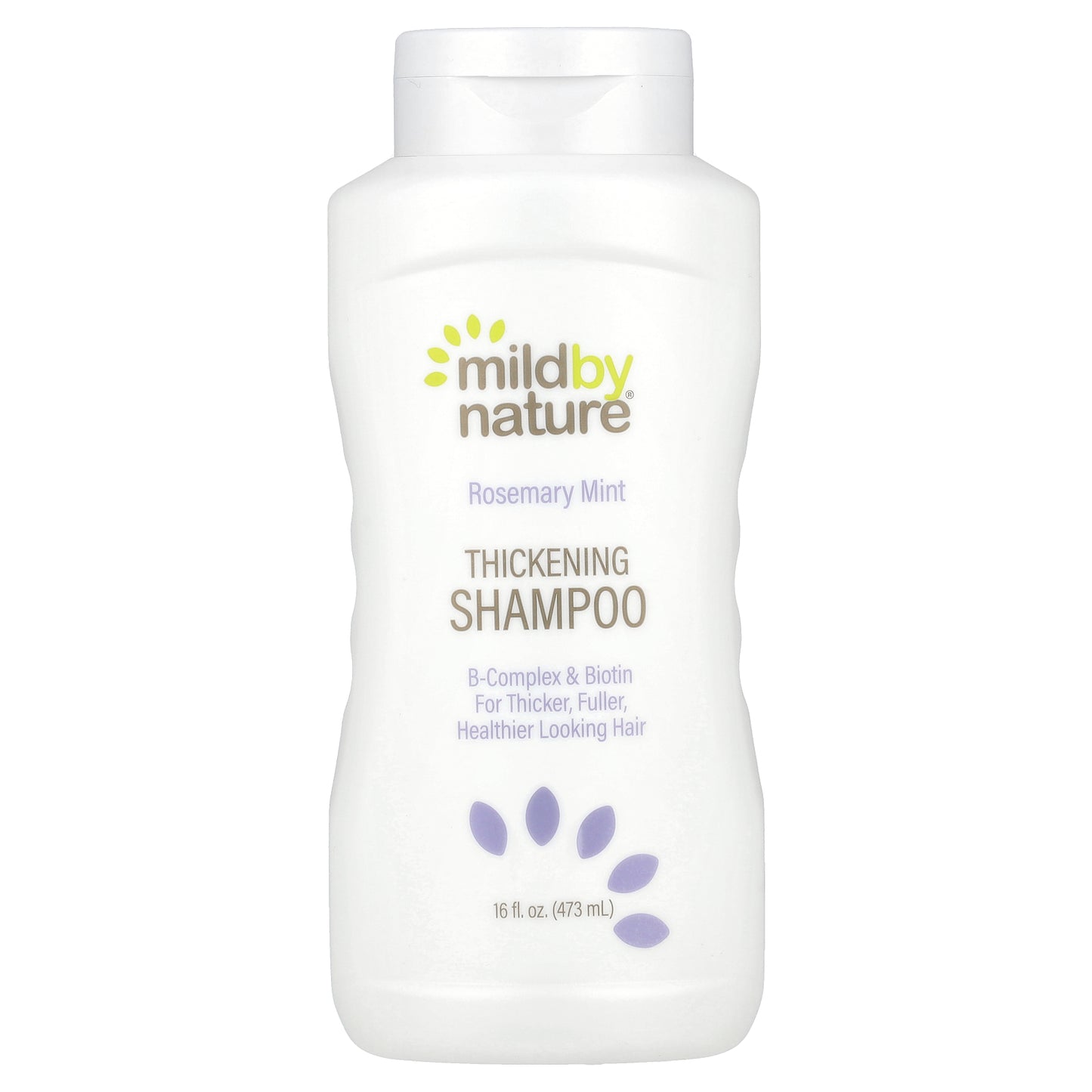 Mild By Nature, Thickening Shampoo, B-Complex & Biotin, Rosemary Mint, 16 fl oz (473 ml)