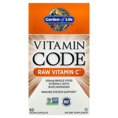 Garden of Life, Vitamin Code®, RAW Vitamin C™, 60 Vegan Capsules