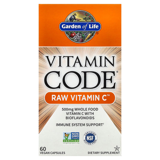 Garden of Life, Vitamin Code®, RAW Vitamin C™, 60 Vegan Capsules