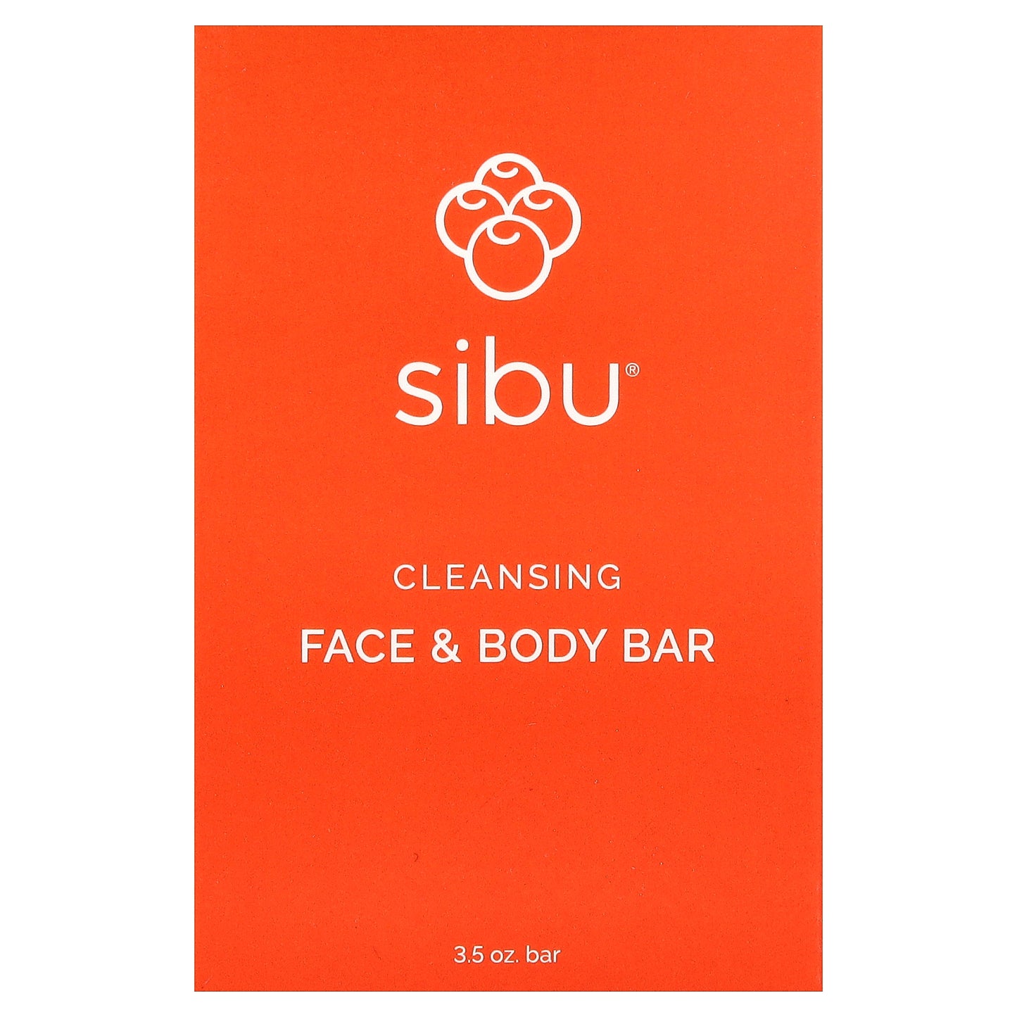 Sibu Beauty, Cleansing Face & Body Bar Soap, 3.5 oz