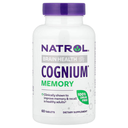 Natrol, Cognium® Memory, 100 mg, 60 Tablets