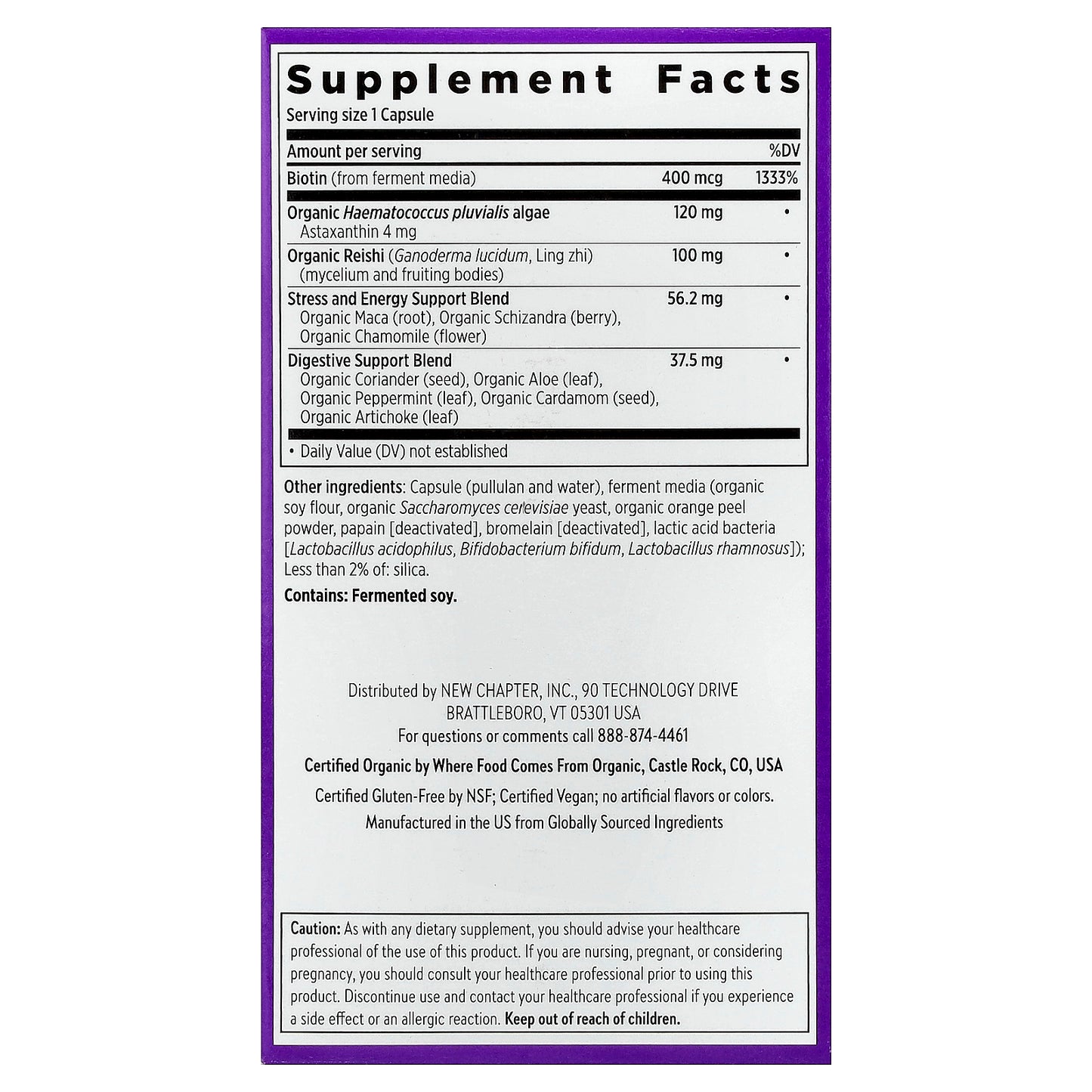 New Chapter, Hair, Skin & Nails, 60 Vegan Capsules