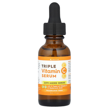 Tree To Tub, Triple Vitamin C Serum, Fragrance Free , 1 fl oz (30 ml)