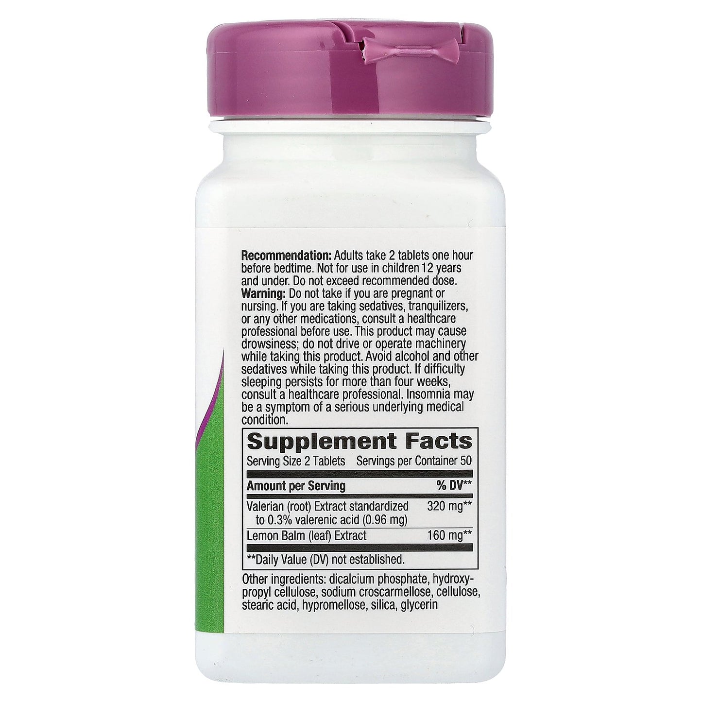 Nature's Way, Valerian Nighttime™, 100 Tablets