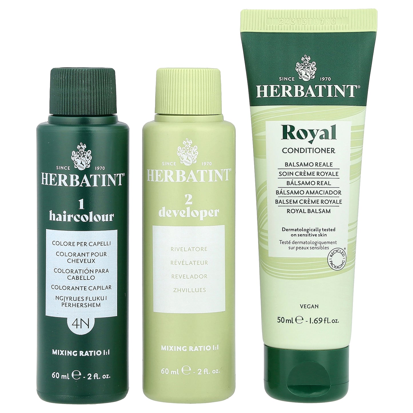 Herbatint, Permanent Haircolor Gel, 4N Chestnut, 5.75 fl oz (170 ml)