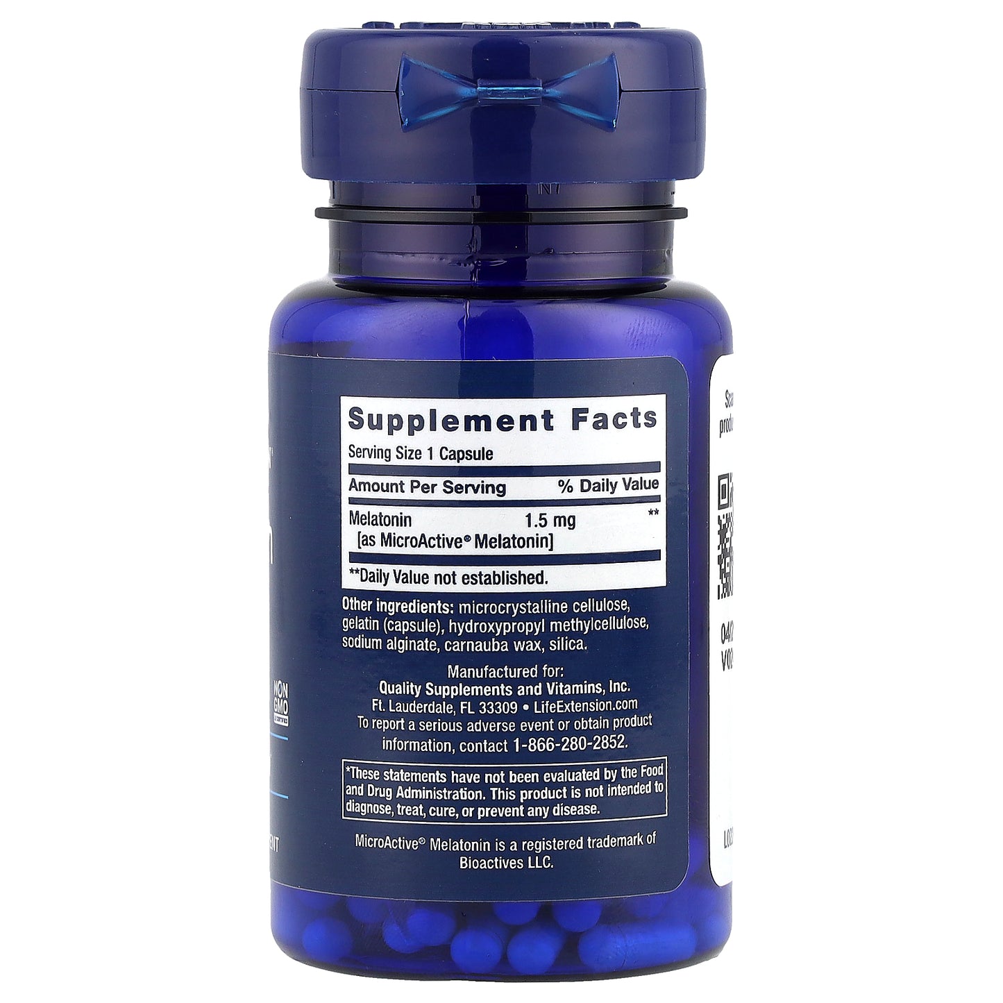 Life Extension, Melatonin IR/XR, 60 Capsules (1.5 mg per Capsule)