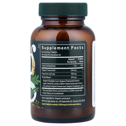 Gaia Herbs, Natural Laxative, 90 Tablets