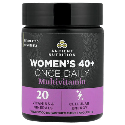 Ancient Nutrition, Women's 40+ Once Daily Multivitamin, 30 Capsules