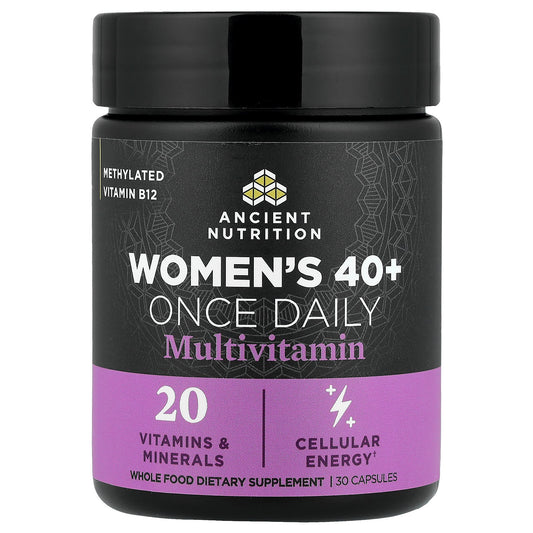 Ancient Nutrition, Women's 40+ Once Daily Multivitamin, 30 Capsules