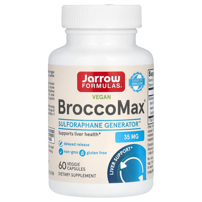 Jarrow Formulas, Vegan BroccoMax, 60 Veggie Capsules (17.50 mg per Capsule)