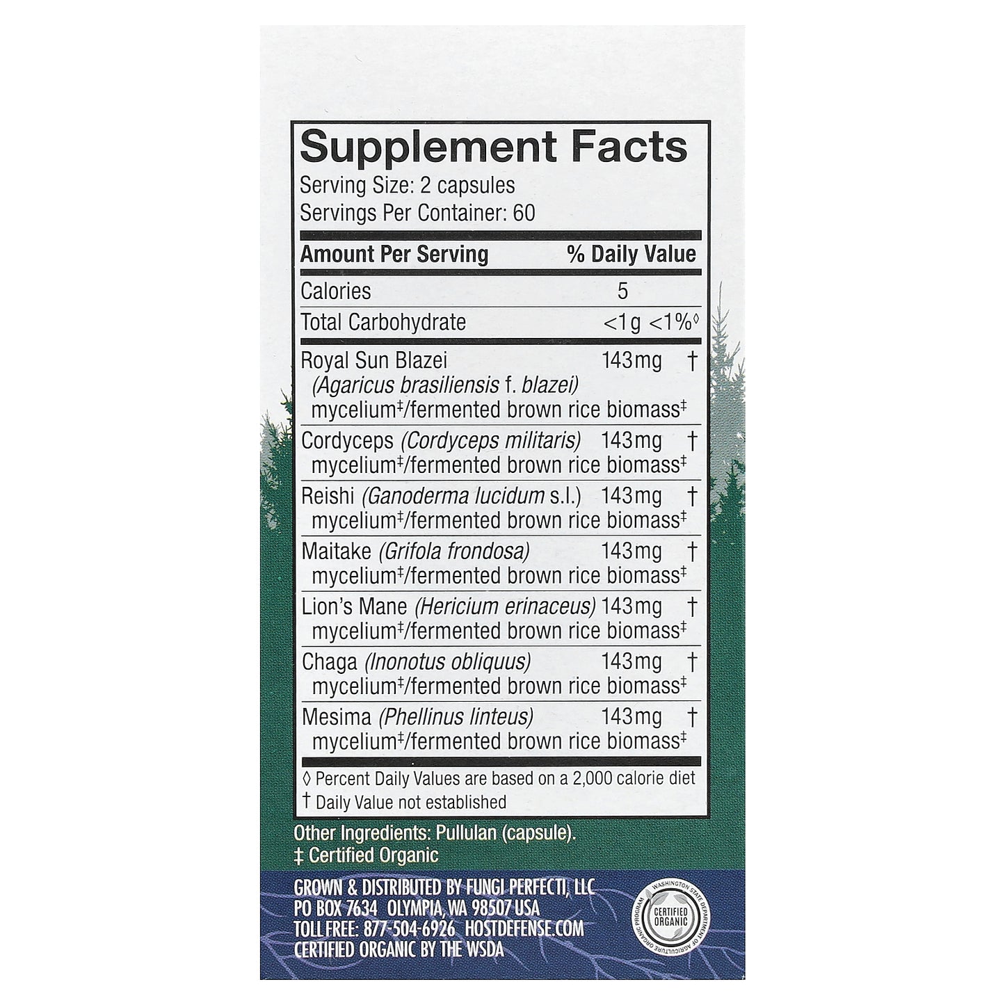 Host Defense, Mushrooms™, STAMETS 7®, 120 Capsules