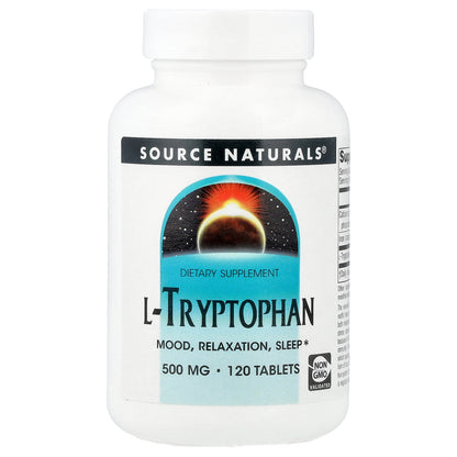 Source Naturals, L-Tryptophan, 120 Tablets