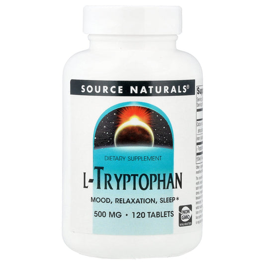 Source Naturals, L-Tryptophan, 120 Tablets