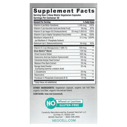 NeoCell, Glow Matrix™ , 90 Vegetarian Capsules