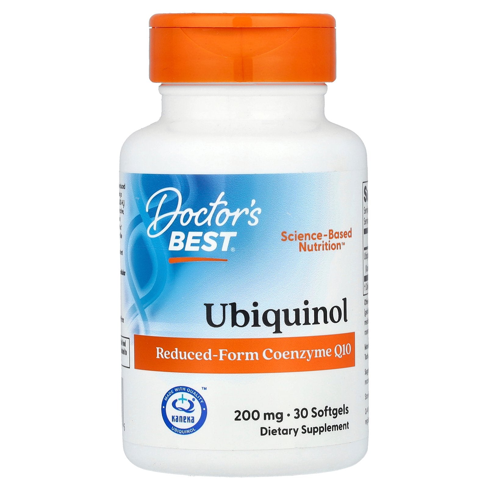 Doctor's Best, Ubiquinol, 200 mg, 30 Softgels