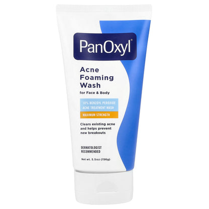 PanOxyl, Acne Foaming Wash, Maximum Strength, 5.5 oz (156 g)