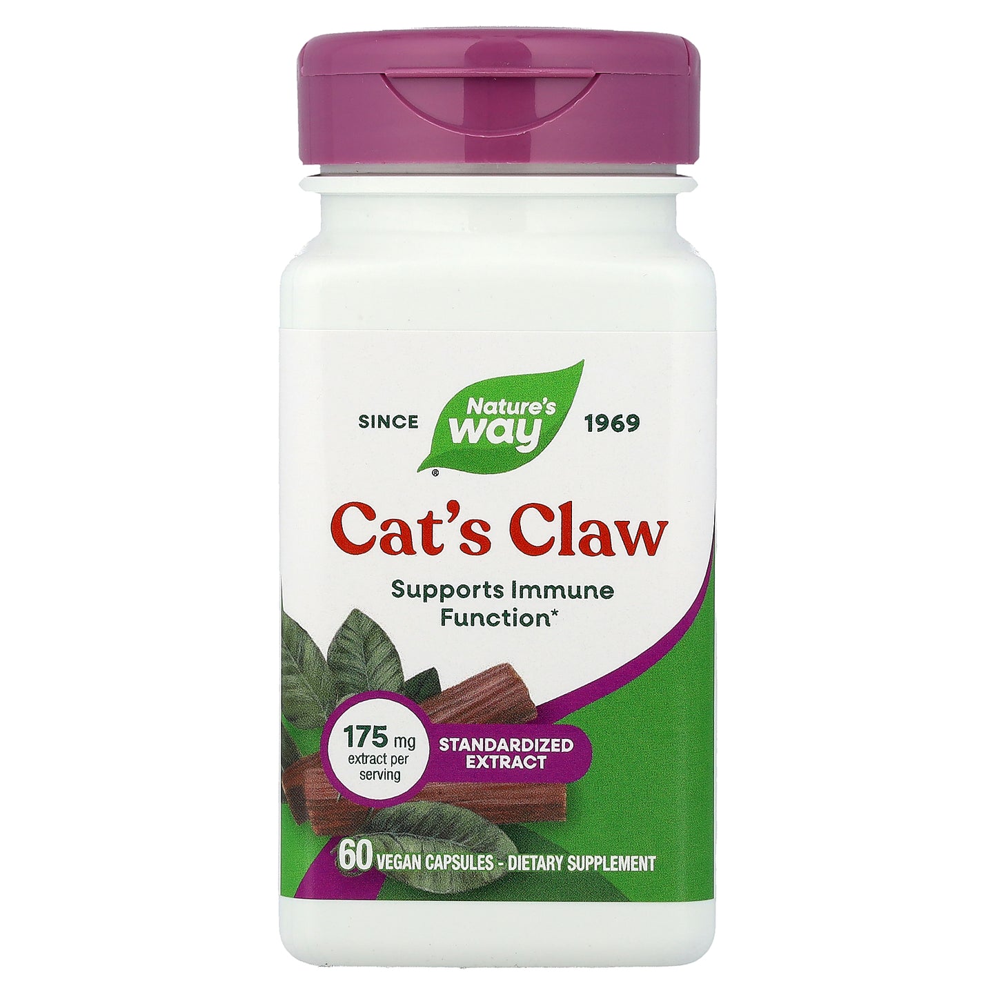 Nature's Way, Cat's Claw, 175 mg, 60 Vegan Capsules