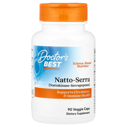 Doctor's Best, Natto-Serra, 90 Veggie Caps