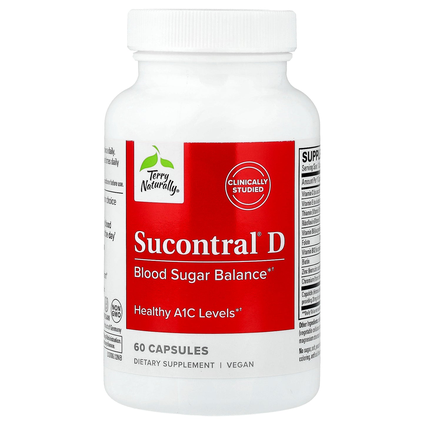 Terry Naturally, Sucontral® D, 60 Capsules