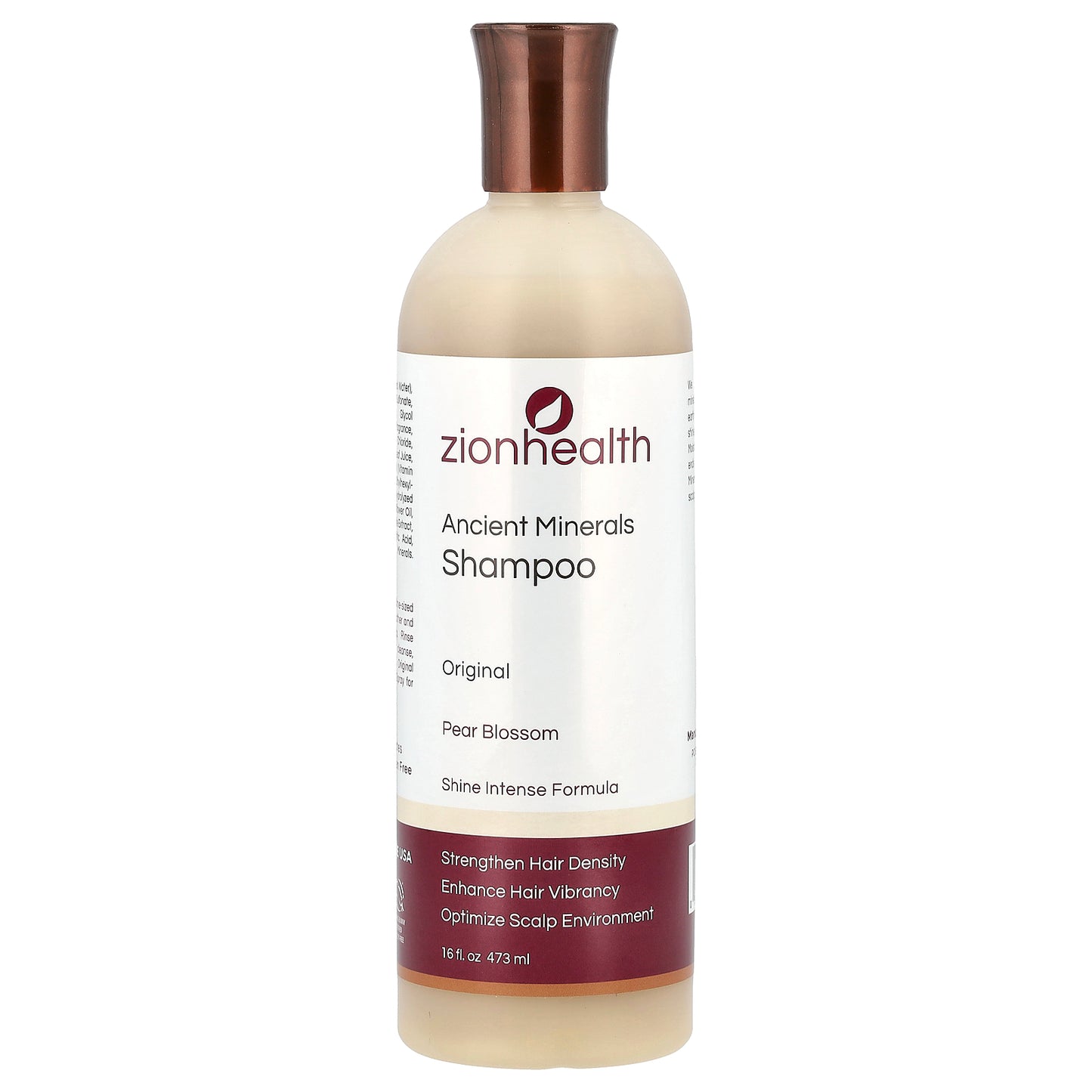 Zion Health, Ancient Minerals Shampoo, Original, Pear Blossom, 16 fl oz (473 ml)