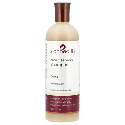 Zion Health, Ancient Minerals Shampoo, Original, Pear Blossom, 16 fl oz (473 ml)