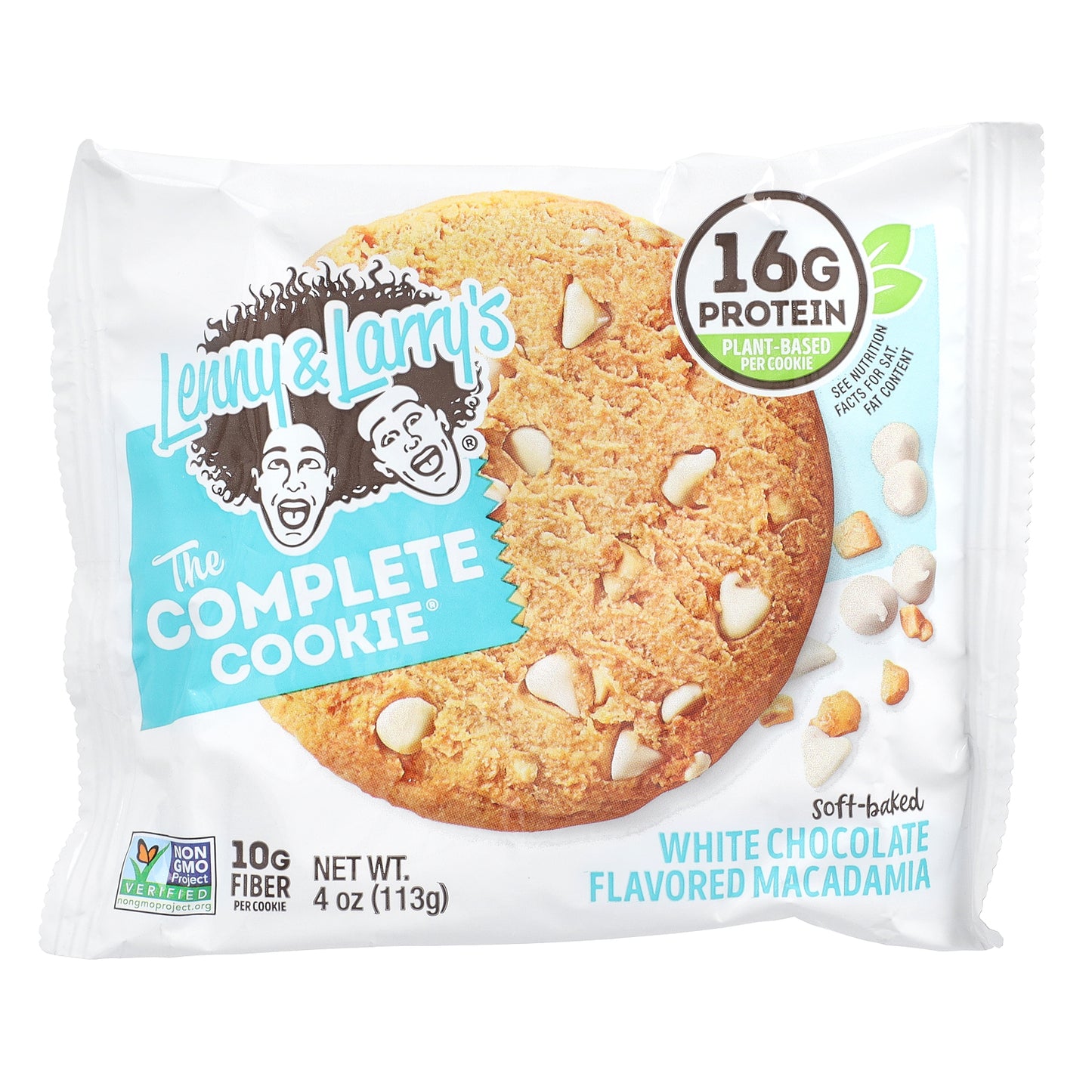 Lenny & Larry's, The Complete Cookie®, White Chocolate Macadamia, 12 Cookies, 4 oz (113 g) Each