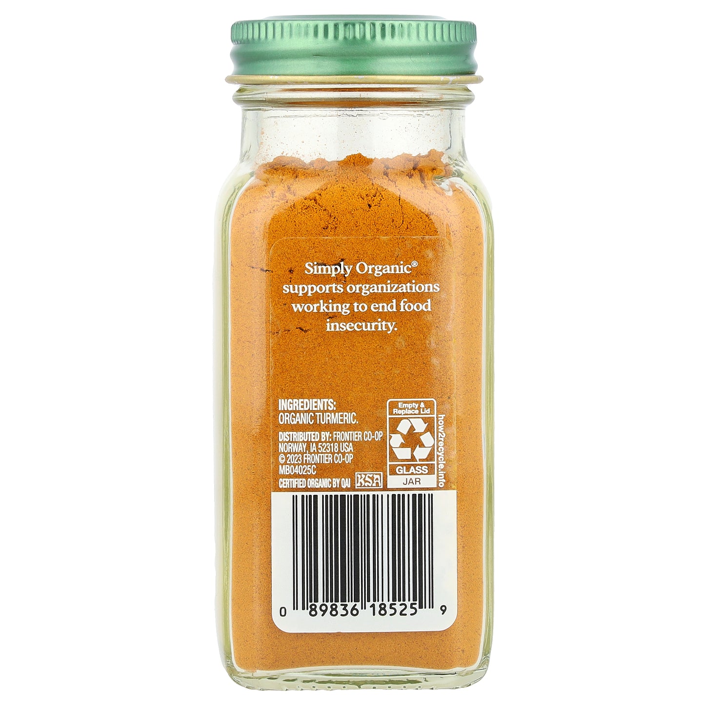 Simply Organic, Turmeric, 2.38 oz (67 g)
