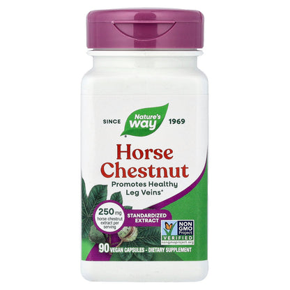 Nature's Way, Horse Chestnut, Standardized Extract, 90 Vegan Capsules