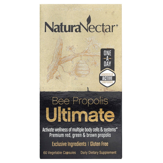 NaturaNectar, Bee Propolis Ultimate, 60 Vegetable Capsules