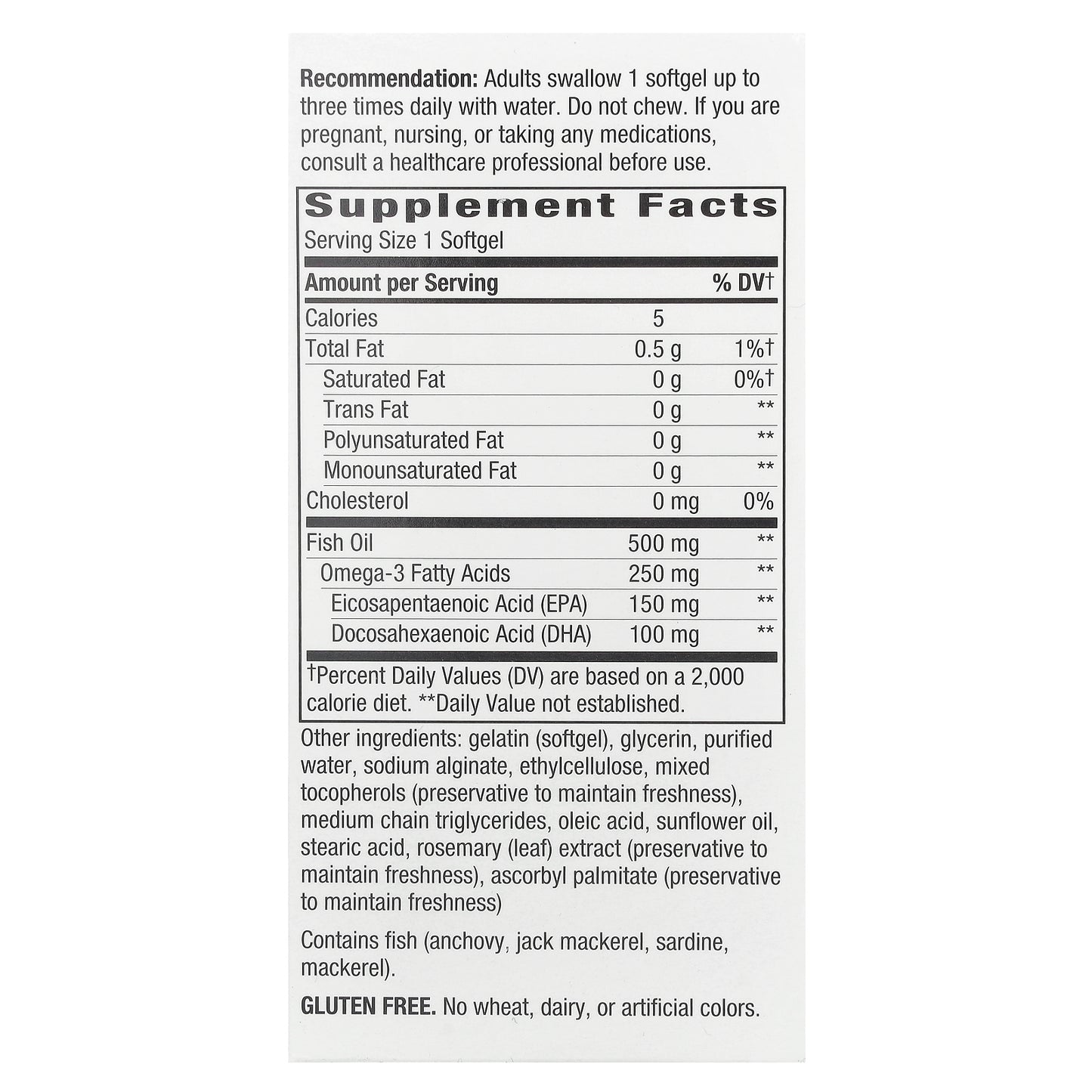 Nature's Way, Fisol® Fish Oil, 180 Softgels