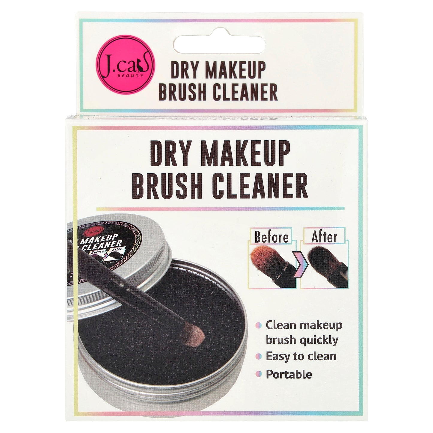 J.Cat Beauty, Dry Makeup Brush Cleaner, 1 Count