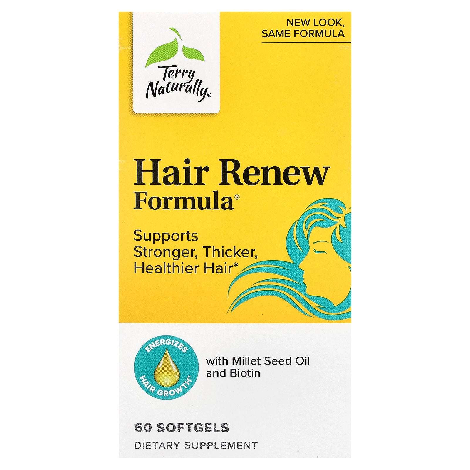 Terry Naturally, Hair Renew Formula®, 60 Softgels