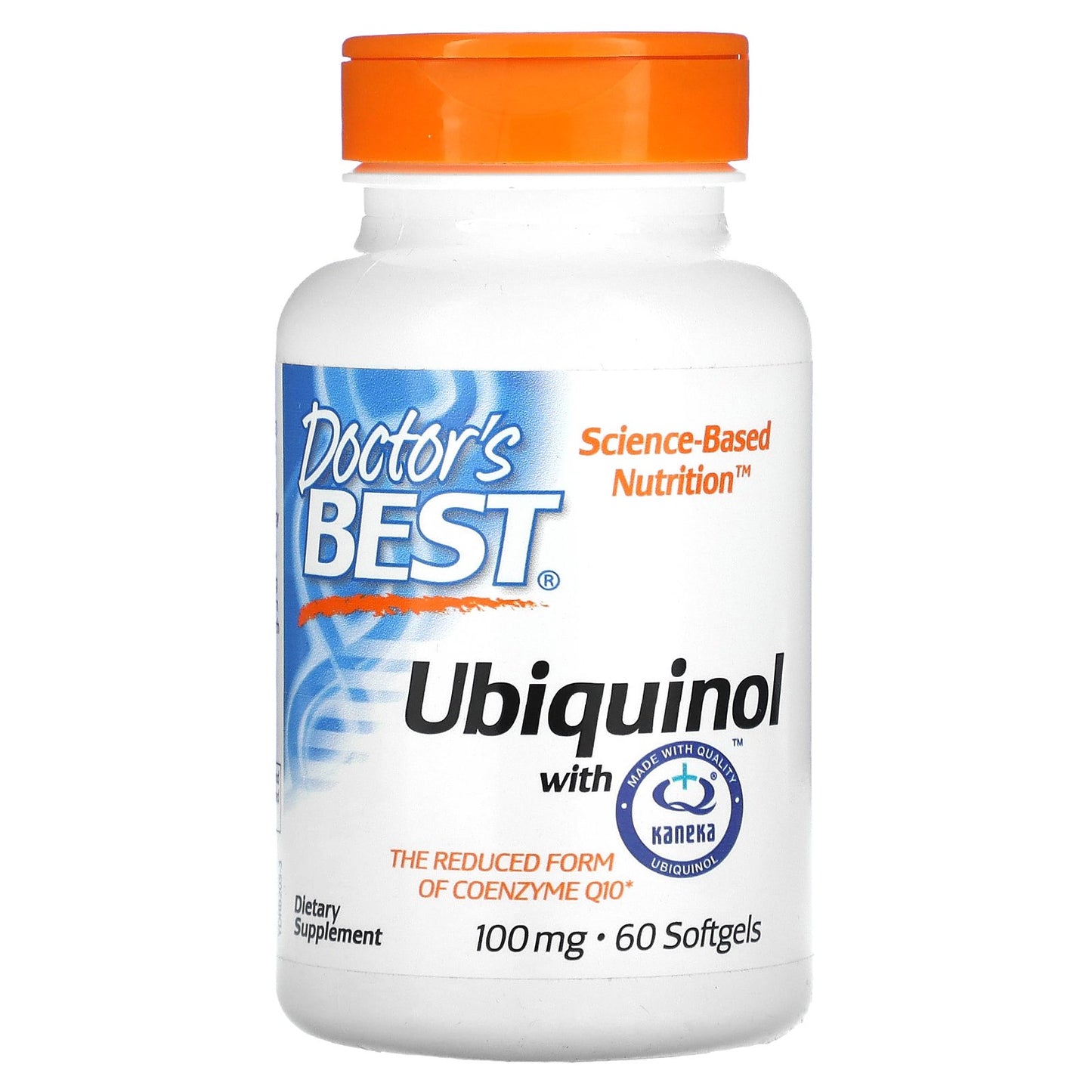 Doctor's Best, Ubiquinol with Kaneka Q+, 100 mg, 60 Softgels