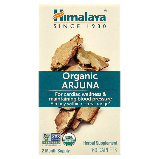 Himalaya, Organic Arjuna, 60 Caplets