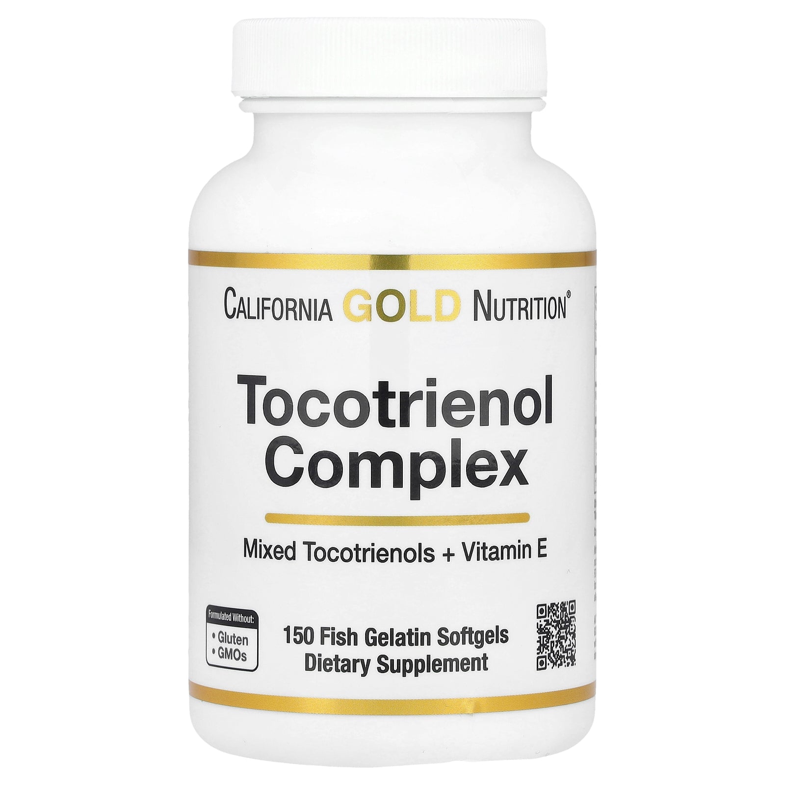 California Gold Nutrition, Tocotrienol Complex with Vitamin E, 150 Fish Gelatin Softgels