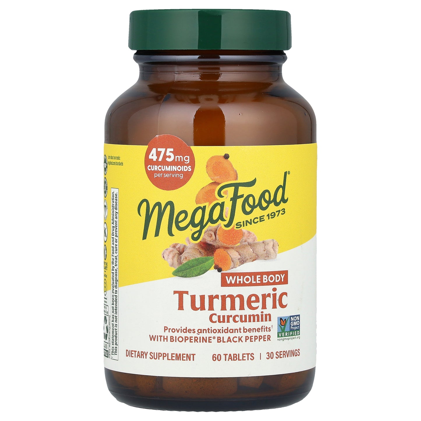 MegaFood, Turmeric Curcumin, 60 Tablets