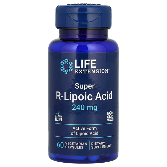 Life Extension, Super R-Lipoic Acid, 240 mg, 60 Vegetarian Capsules