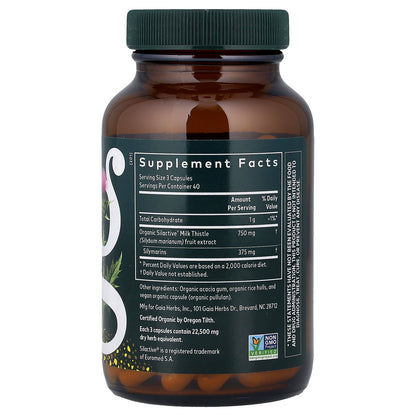 Gaia Herbs, Milk Thistle, 120 Vegan Capsules