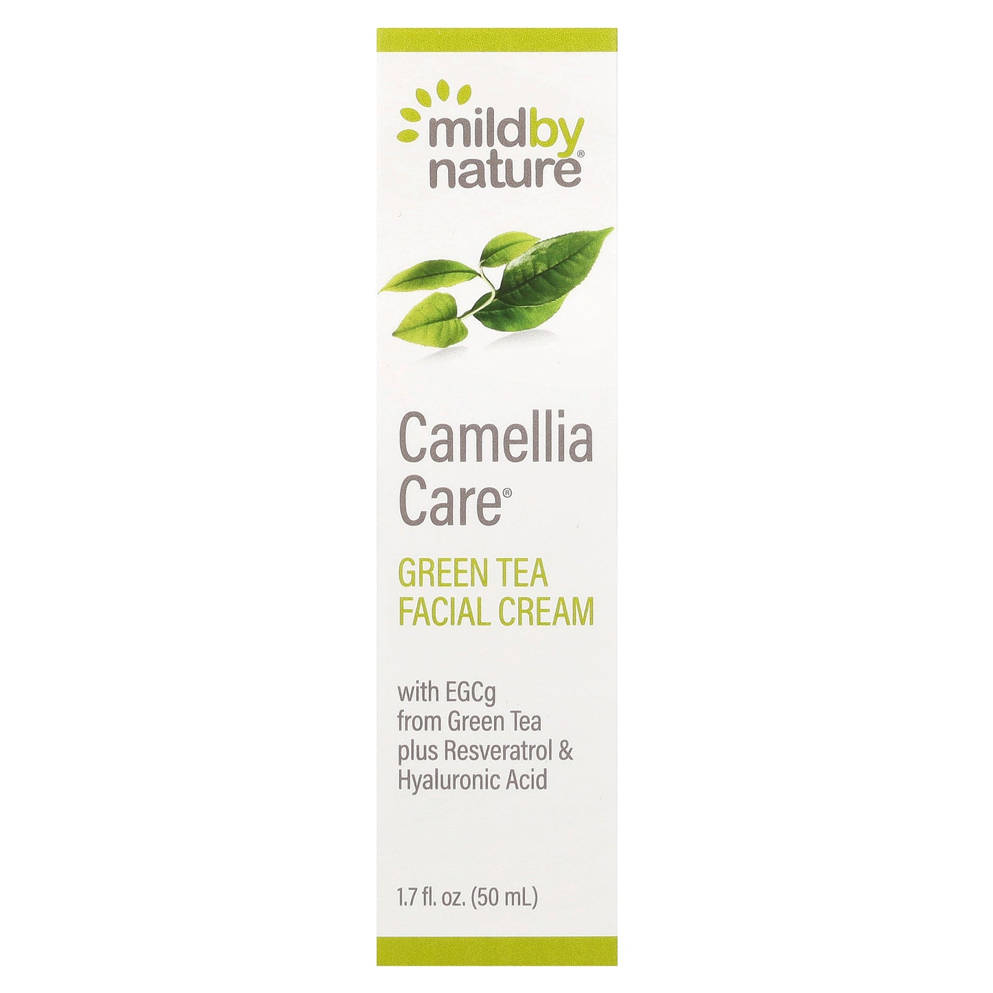 Mild By Nature, Camellia Care, EGCG Green Tea Skin Cream, 1.7 fl oz (50 ml)