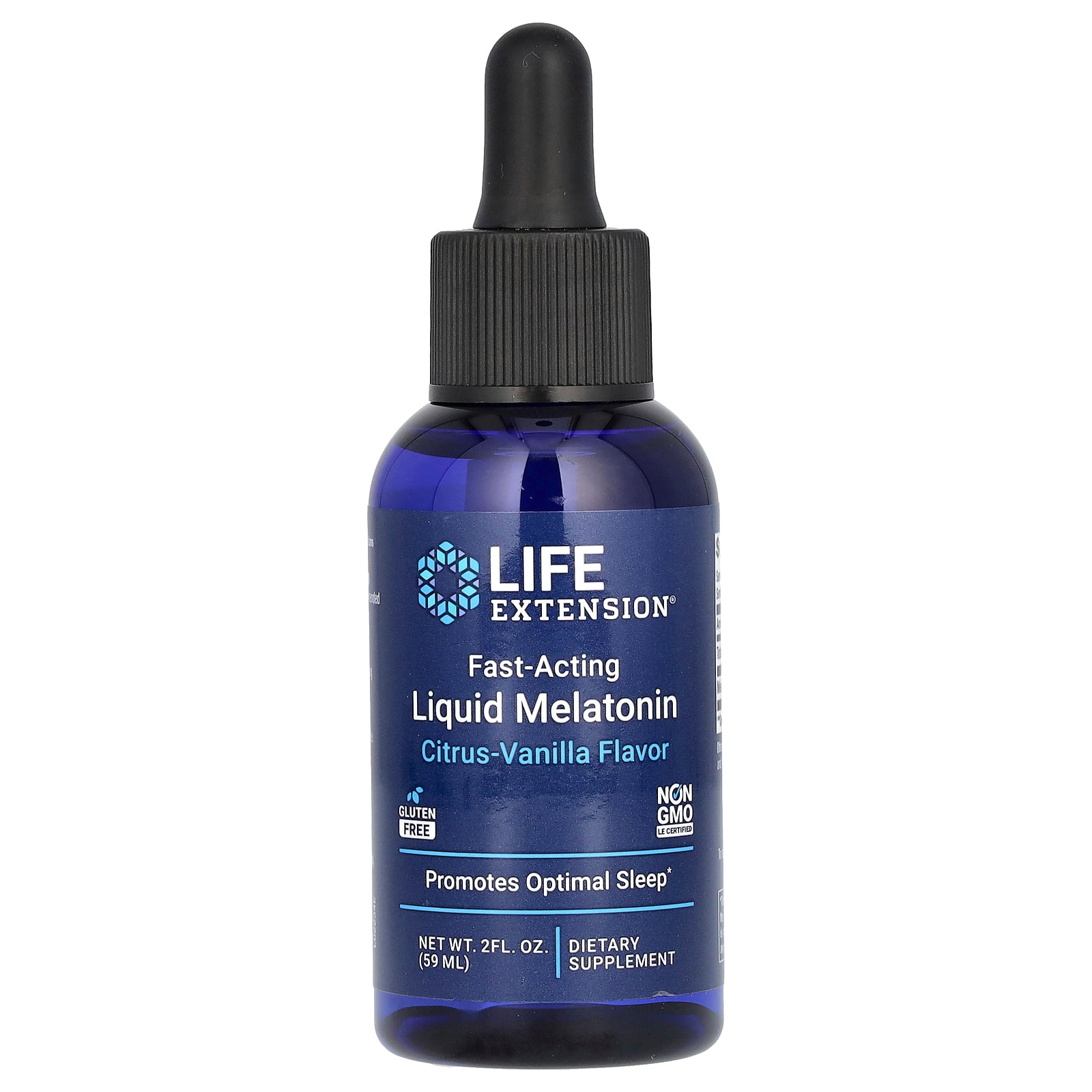 Life Extension, Fast-Acting Liquid Melatonin, Citrus-Vanilla, 2 fl oz (59 ml)