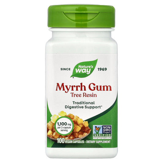Nature's Way, Myrrh Gum, 100 Vegan Capsules (550 mg per Capsule)